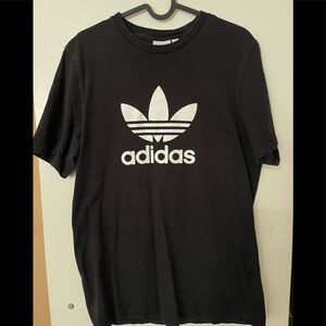Adidas tre-foil black t-shirt